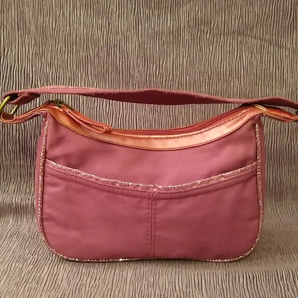 Purple Canvas Purse